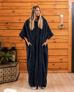 Plush Wearable Blanket Solid - Midnight Dreams