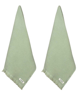 Micro Waffle XL Bath Bundle - Sage