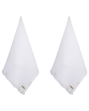 Micro Waffle Hand Bath Bundle - 2 Pack - Ivory