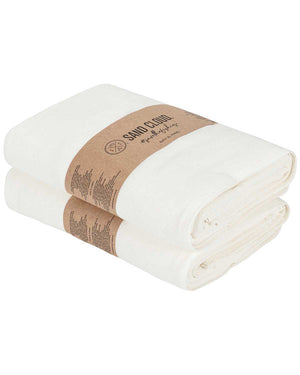 Terra Fringeless XL Bath Bundle - Ivory - 2 Pack