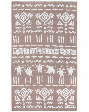 Turtle Mudcloth Hand Bath Bundle - 2 Pack - Taupe