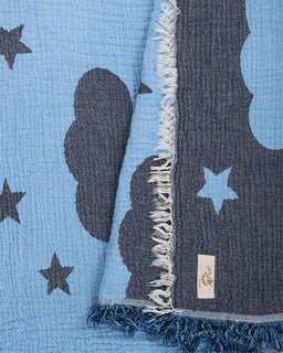 Twinkle Gauze Receiving Blanket with Pouch