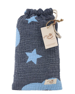 Twinkle Gauze Receiving Blanket with Pouch