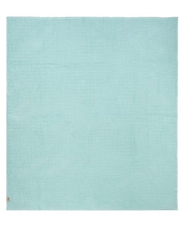 Little Fishies Waffle Blanket - Seafoam