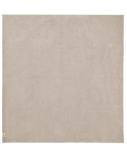 Little Fishies Waffle Blanket - Warm Taupe