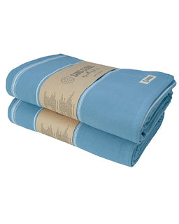 Classic Fringeless XL Bath Bundle - Slate Blue - 2 Pack