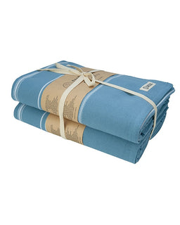 Classic Fringeless XL Bath Bundle - Slate Blue - 2 Pack
