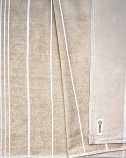 Classic Fringeless XL Bath Bundle - Sand - 2 Pack