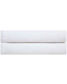 Micro Waffle XL Bath Bundle - 2 Pack -White