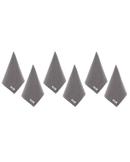 Terra Bath Washcloth  Bundle - 6 Pack - Grey