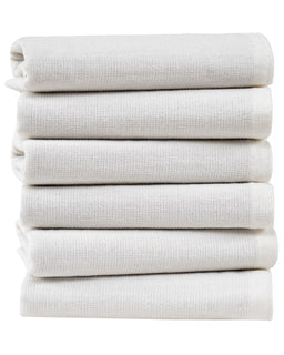 Terra Bath Washcloth Bundle - 6 Pack - Ivory