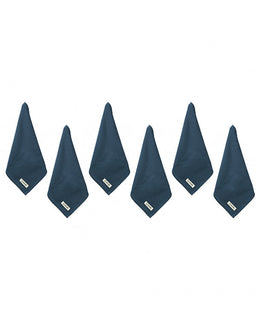 Terra Bath Washcloth Bundle - 6 Pack - Navy