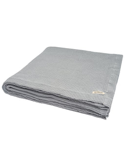 Waffle Shower Curtain - Grey