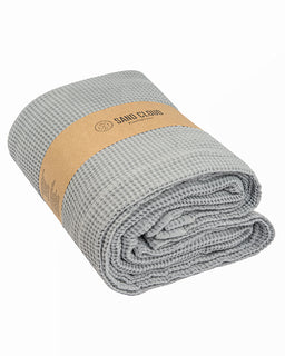 Waffle Shower Curtain - Grey