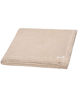 Micro Waffle Shower Curtain - Sand
