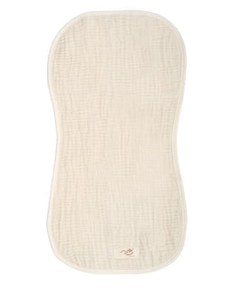 Little Fishies Gauze Burping Cloth Bundle - 3 Pack - Natural / Beige / Warm Taupe