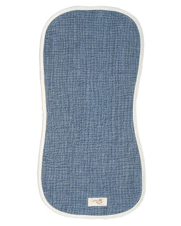 Little Fishies Gauze Burping Cloth Bundle - 3 Pack - Sage / Grey / Navy