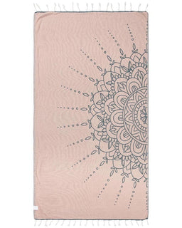 Flower Mandala Ocean Teal