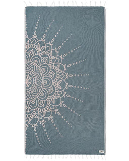 Flower Mandala Ocean Teal