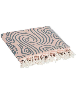 Swirl Turtle Dusty Pink