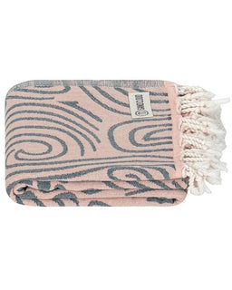 Swirl Turtle Dusty Pink