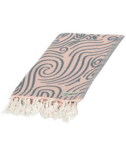 Swirl Turtle Dusty Pink