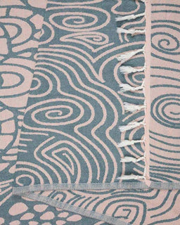 Swirl Turtle Dusty Pink