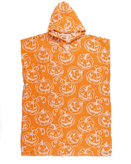 Pumpkin Hooded Poncho