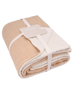Softy Solid Plush Blanket - Beige