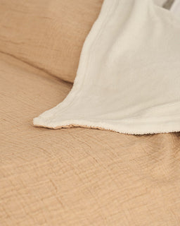 Softy Solid Plush Blanket - Beige