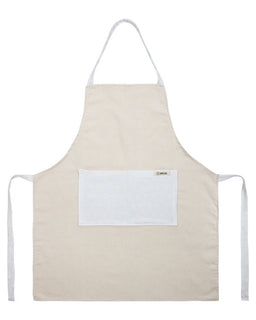Natural apron on white background