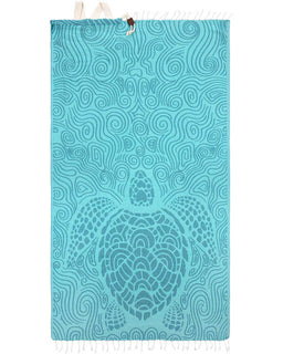 Swirl Turtle Towel Bag