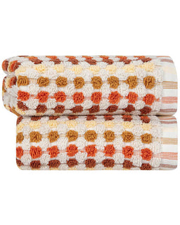 Stripe Polka Dot Hand Bath Bundle - 2 Pack - Taupe