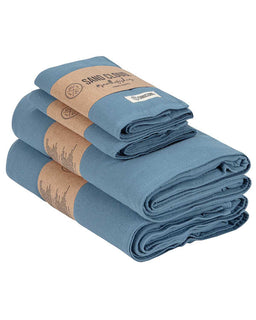 Terra Fringeless XL Bath Bundle 4 Pack Mixed - Slate Blue
