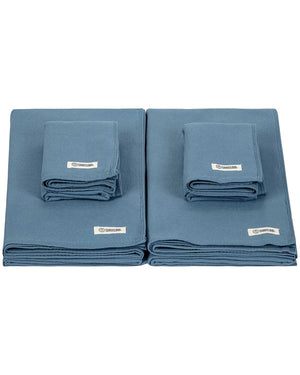 Terra Fringeless XL Bath Bundle 4 Pack Mixed - Slate Blue