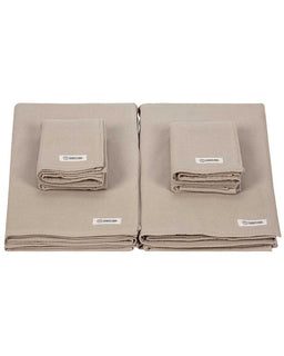 Terra Fringeless XL Bath Bundle 4 Pack Mixed - Sand