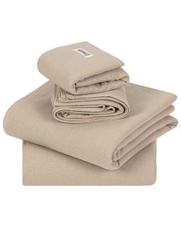 Terra Fringeless XL Bath Bundle 4 Pack Mixed - Sand