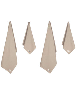 Terra Fringeless XL Bath Bundle 4 Pack Mixed - Sand