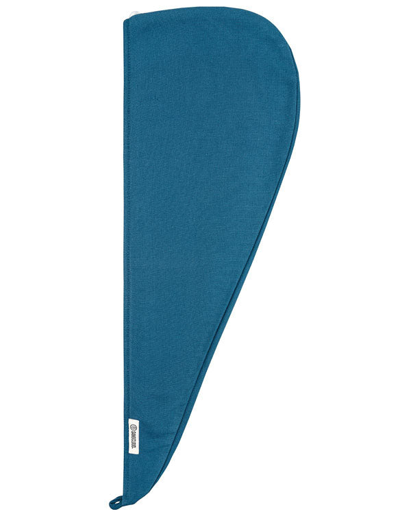 Terra Hair Towel - Teal Blue