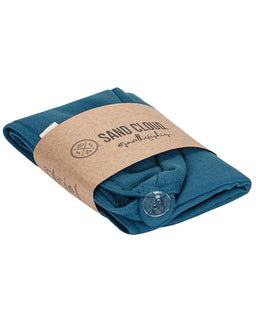 Terra Hair Towel - Teal Blue
