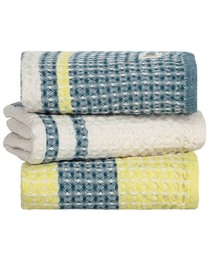 Verbena Waffle Kitchen Towel Bundle - Assorted 3 Pack