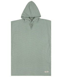 Terra Hooded Poncho Youth  - Sage