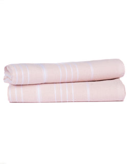 Classic Fringeless Hand Bath Bundle 2 Pack - Calcite Pink