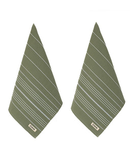 Classic Fringeless Hand Bath Bundle 2 Pack - Hedge Green