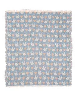 Ducky Gauze Receiving Blanket Single with Pouch