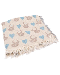 Ducky Gauze Receiving Blanket Single with Pouch
