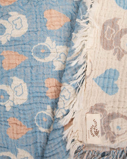 Ducky Gauze Receiving Blanket Single with Pouch