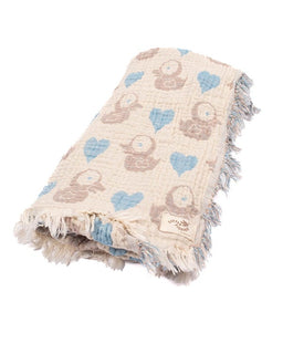 Ducky Gauze Receiving Blanket Single with Pouch