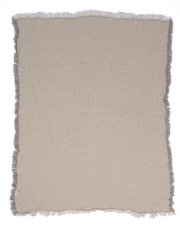 Little Fishies Gauze Receiving Blanket - Grey