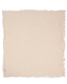 Little Fishies Gauze Receiving Blanket - Natural